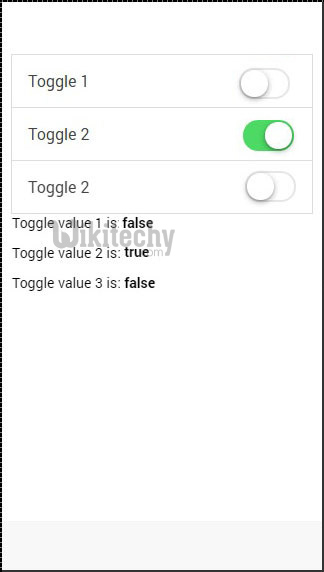  ionic toggle mixed